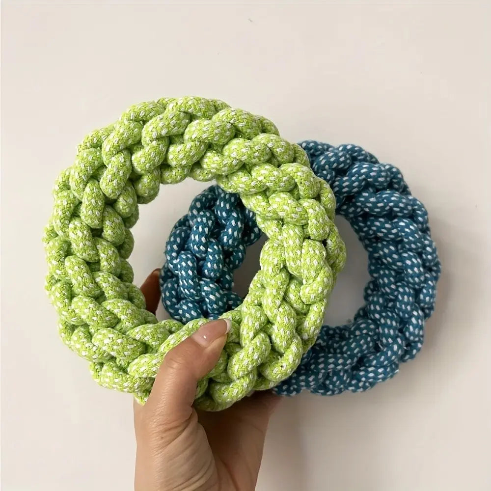 Durable Bite-Resistant Rope Dog Toy, Heavy-Duty Interactive Dental Cleaning Toy for Medium to Large Dogs, Perfect for Pulling Games and Solo Play, Durable Chew, Interactive Tough Chewer