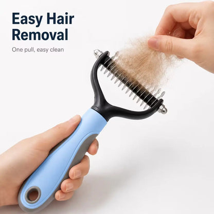 Pet Knotter Dog Grooming Hair Removal Pet Toolshair Removal Comb Brush Double Sided Pet Supplies