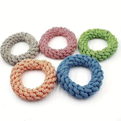 Durable Bite-Resistant Rope Dog Toy, Heavy-Duty Interactive Dental Cleaning Toy for Medium to Large Dogs, Perfect for Pulling Games and Solo Play, Durable Chew, Interactive Tough Chewer