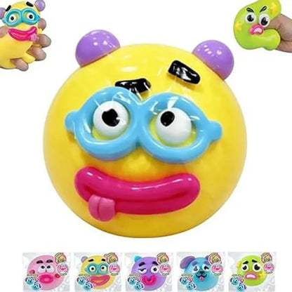 Dog Face Swap Squishy Soft Moldable Cute Slow Rise Relaxing Sensory Fidget Relief Anxiety Stress Fun with Interchangeable Faces for Tactile Play Fun