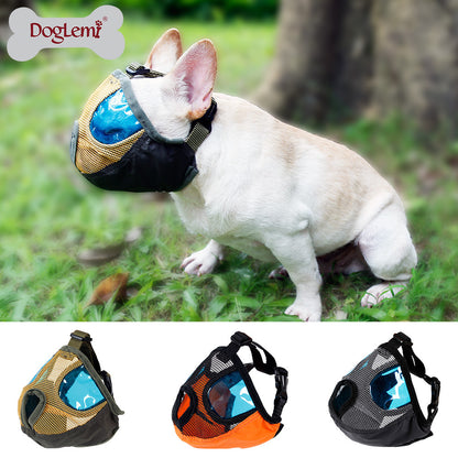 Dog Muzzle for Short-Nosed Breeds - Anti-Bark Design