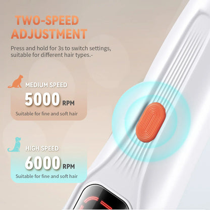 Pet Precision Hair Trimmer Kit, Rechargeable Dog Paw Trimmer with LED Light, Low Noise, Dual-Speed Motor, Small Dog Grooming Clippers for Dogs & Cats, Pet Grooming Tool, Waterproof, Pet Shaver, #Summervibes #Petlovers