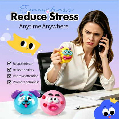 Cute Dog Face Changing Squeeze Toy, Soft Slow Rise Moldable Sensory Fidget Toy, Relaxing Stress Relief Plaything, Game Sets & Guides