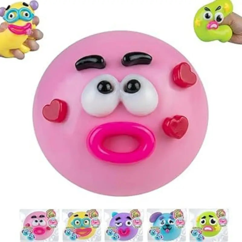 Dog Face Swap Squishy Soft Moldable Cute Slow Rise Relaxing Sensory Fidget Relief Anxiety Stress Fun with Interchangeable Faces for Tactile Play Fun