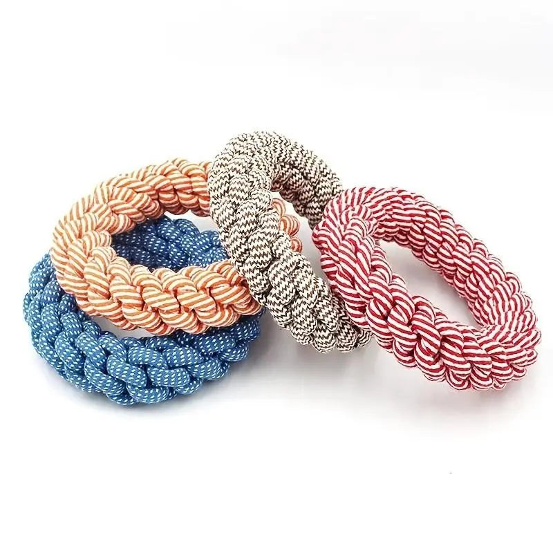 Durable Bite-Resistant Rope Dog Toy, Heavy-Duty Interactive Dental Cleaning Toy for Medium to Large Dogs, Perfect for Pulling Games and Solo Play, Durable Chew, Interactive Tough Chewer