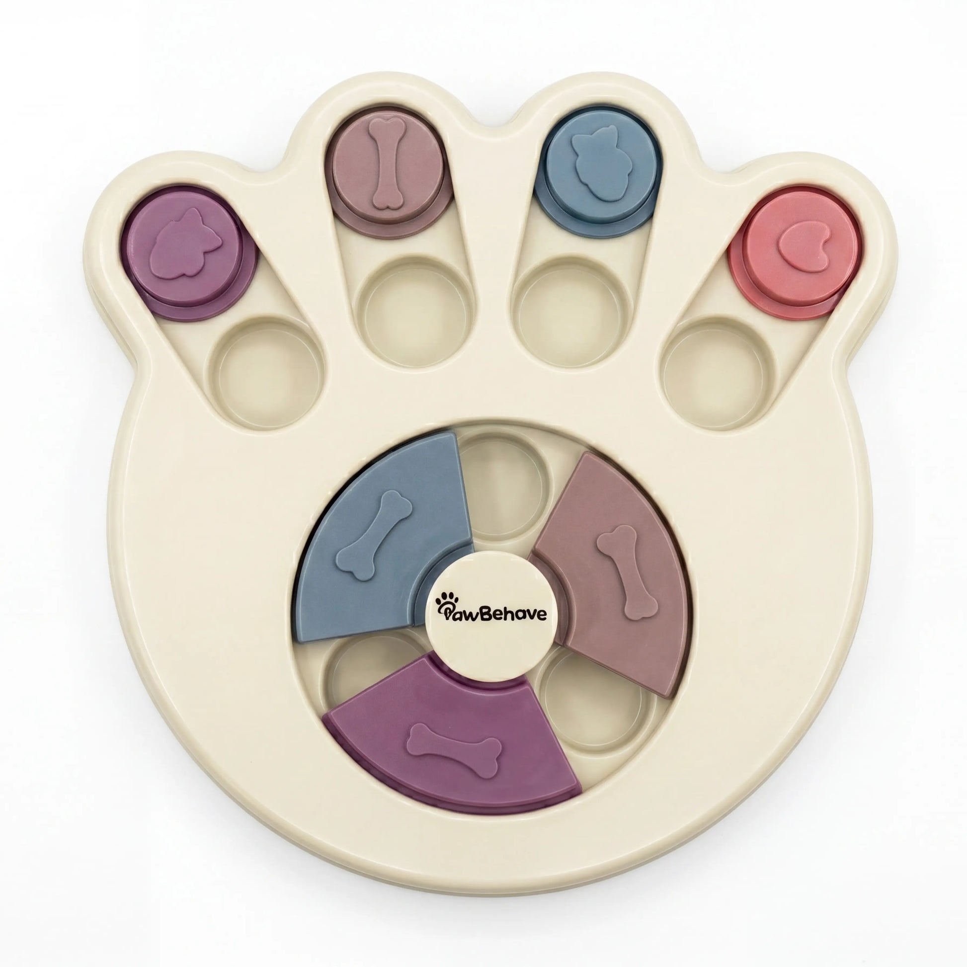 Dog Puzzle Toy & Slow Feeder Bowl - Level 1 Interactive Puppy Treat Dispenser - Mental Enrichment Dog Toy to Prevent Gulping, Promote Healthy Digestion, and Turn Mealtime into Playtime