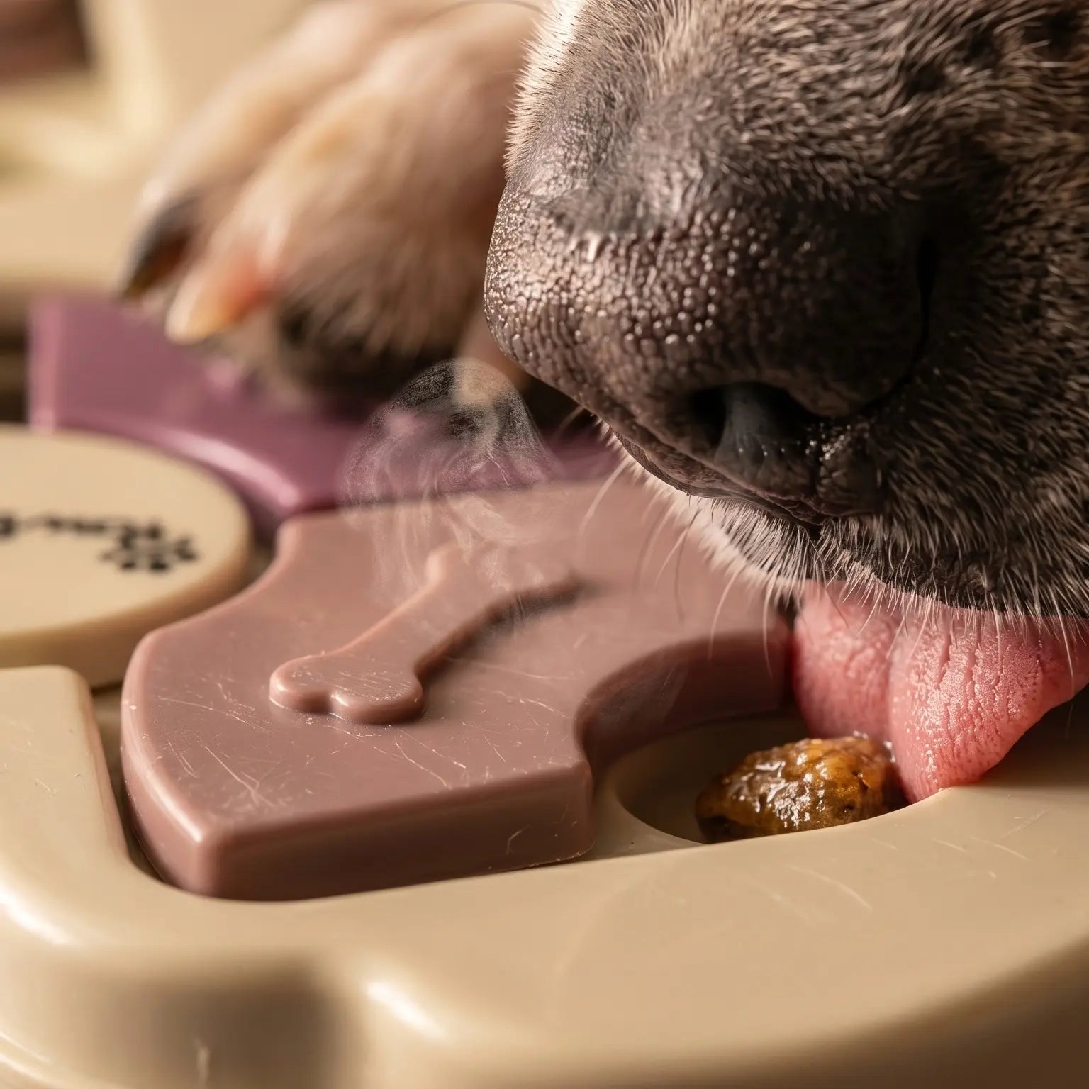 Dog Puzzle Toy & Slow Feeder Bowl - Level 1 Interactive Puppy Treat Dispenser - Mental Enrichment Dog Toy to Prevent Gulping, Promote Healthy Digestion, and Turn Mealtime into Playtime