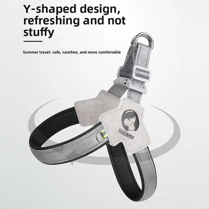 Dog Harness Leash for Small and Medium-Sized Dogs Such as Corgis, Shiba Inus, and French Bulldogs; Collar/Vest Style Dog Walker Leash/Pet Collar
