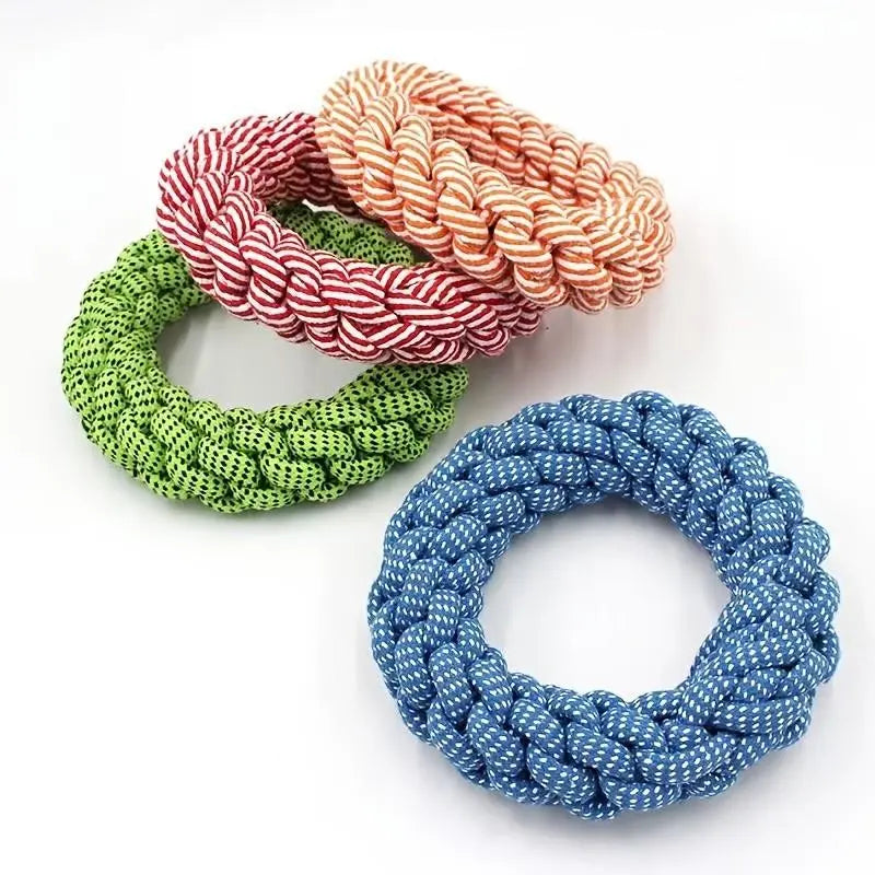 Durable Bite-Resistant Rope Dog Toy, Heavy-Duty Interactive Dental Cleaning Toy for Medium to Large Dogs, Perfect for Pulling Games and Solo Play, Durable Chew, Interactive Tough Chewer